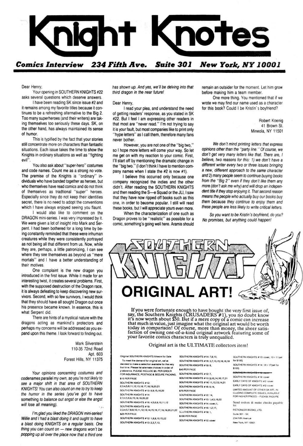 Southern Knights Issue #31 - Page 9