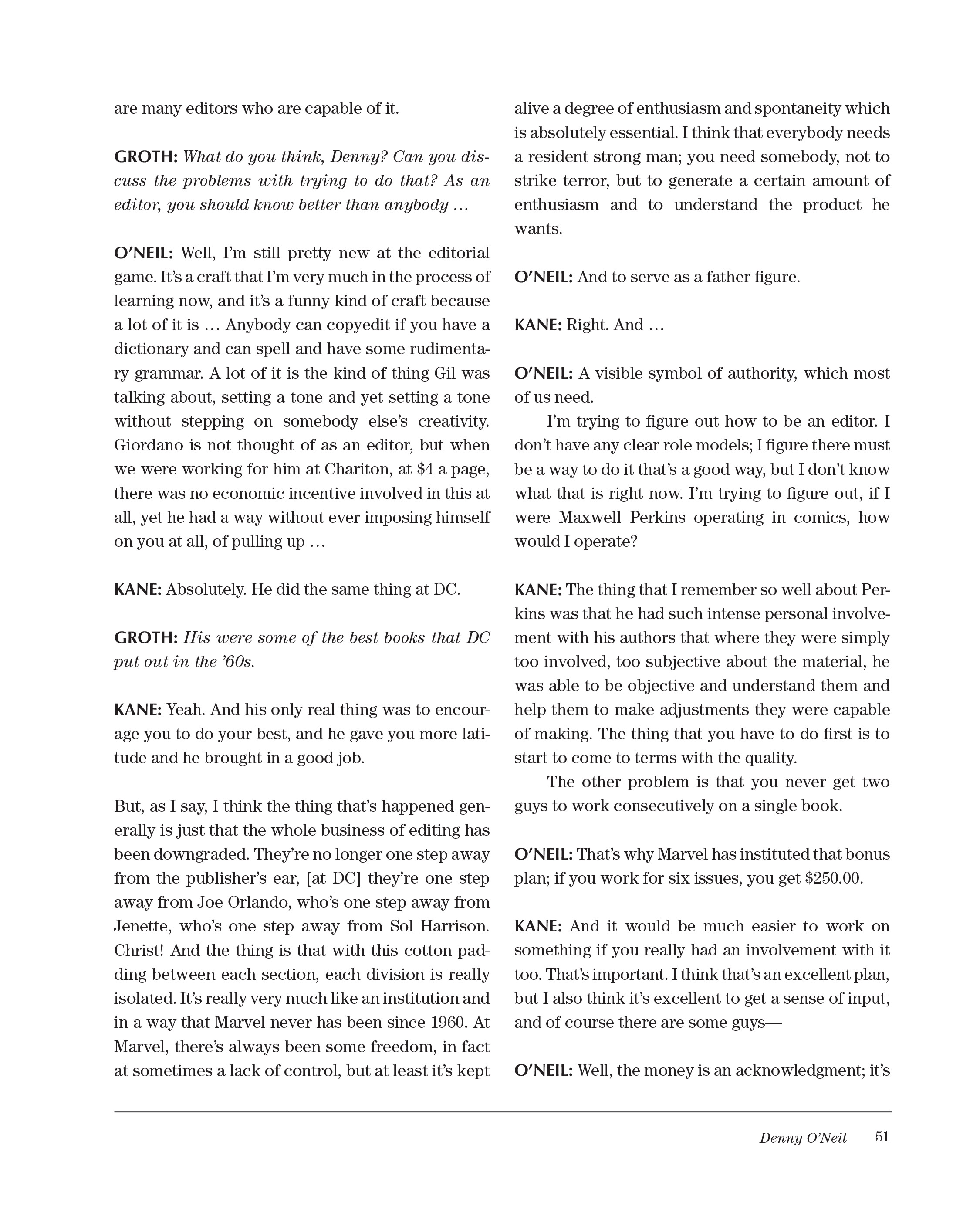 Sparring With Gil Kane: Colloquies On Comic Art and Aesthetics TPB_(Part_1) - Page 51