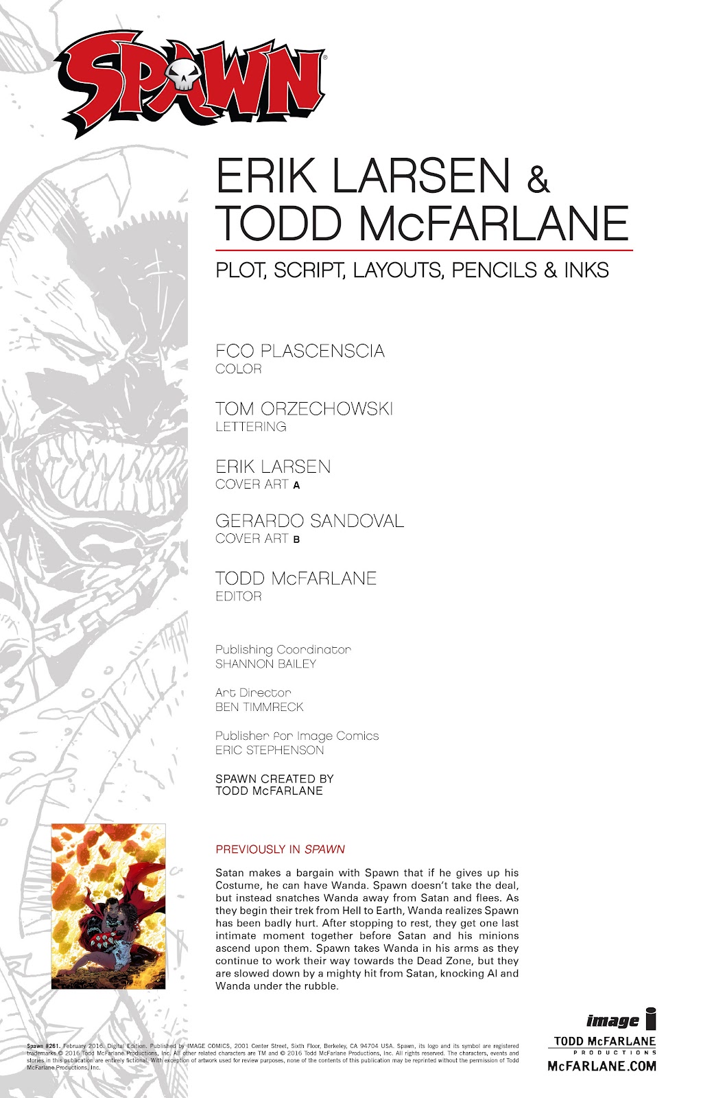 Spawn Issue #261 - Page 2