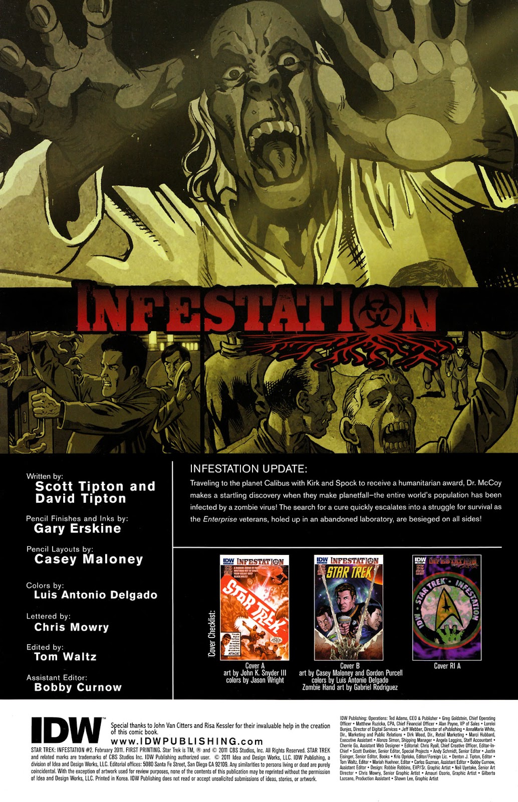 Star Trek: Infestation Issue #2 - Page 2