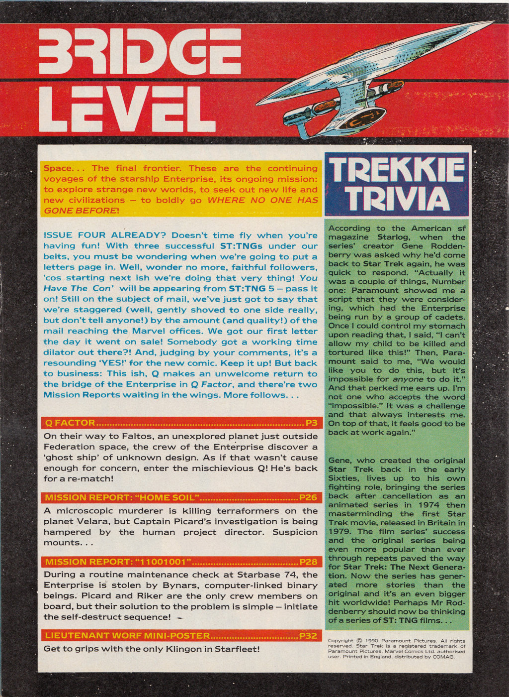 Star Trek The Next Generation (1990) Issue #4 - Page 2