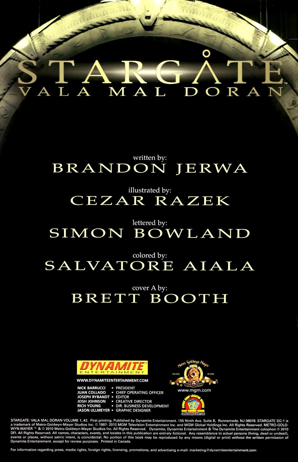 Stargate Vala Mal Doran Issue #2 - Page 2