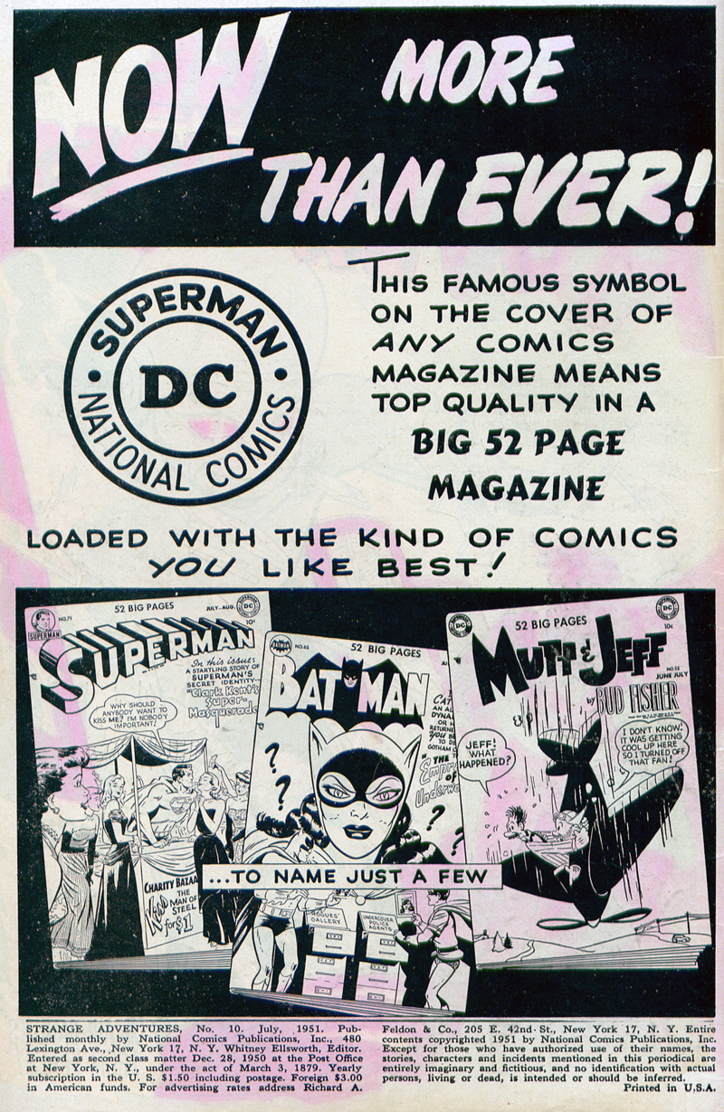 Strange Adventures (1950) Issue #10 - Page 2