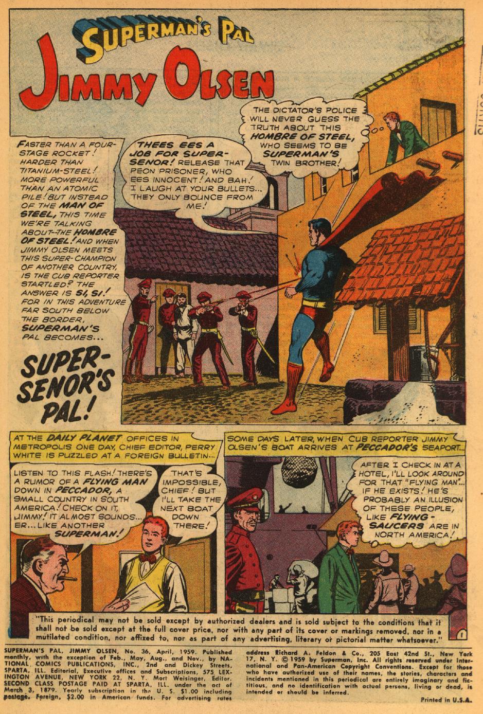 Superman's Pal Jimmy Olsen (1954) Issue #36 - Page 3