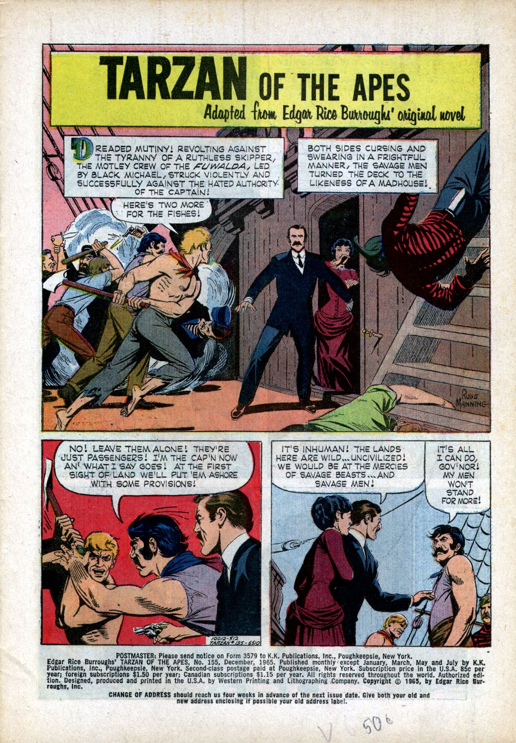 Tarzan (1962) Issue #155 - Page 1