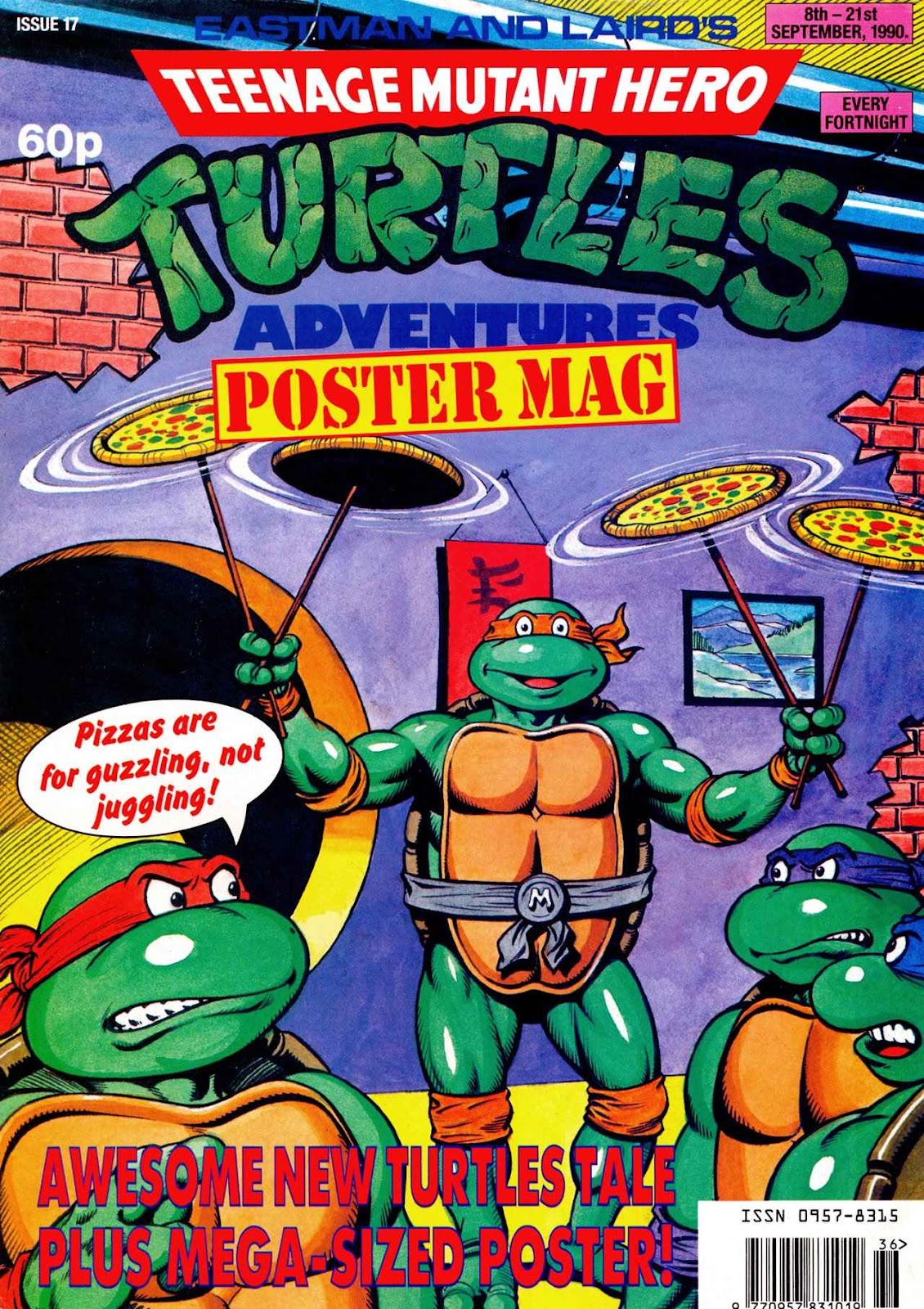 Teenage Mutant Hero Turtles Adventures Issue #17 - Page 1