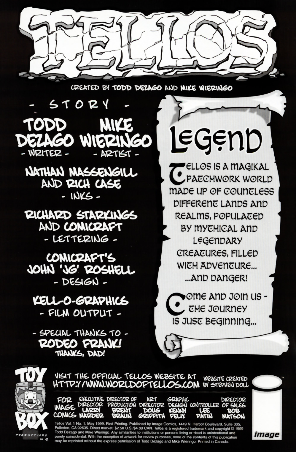 Tellos (1999) Issue #1 - Page 2