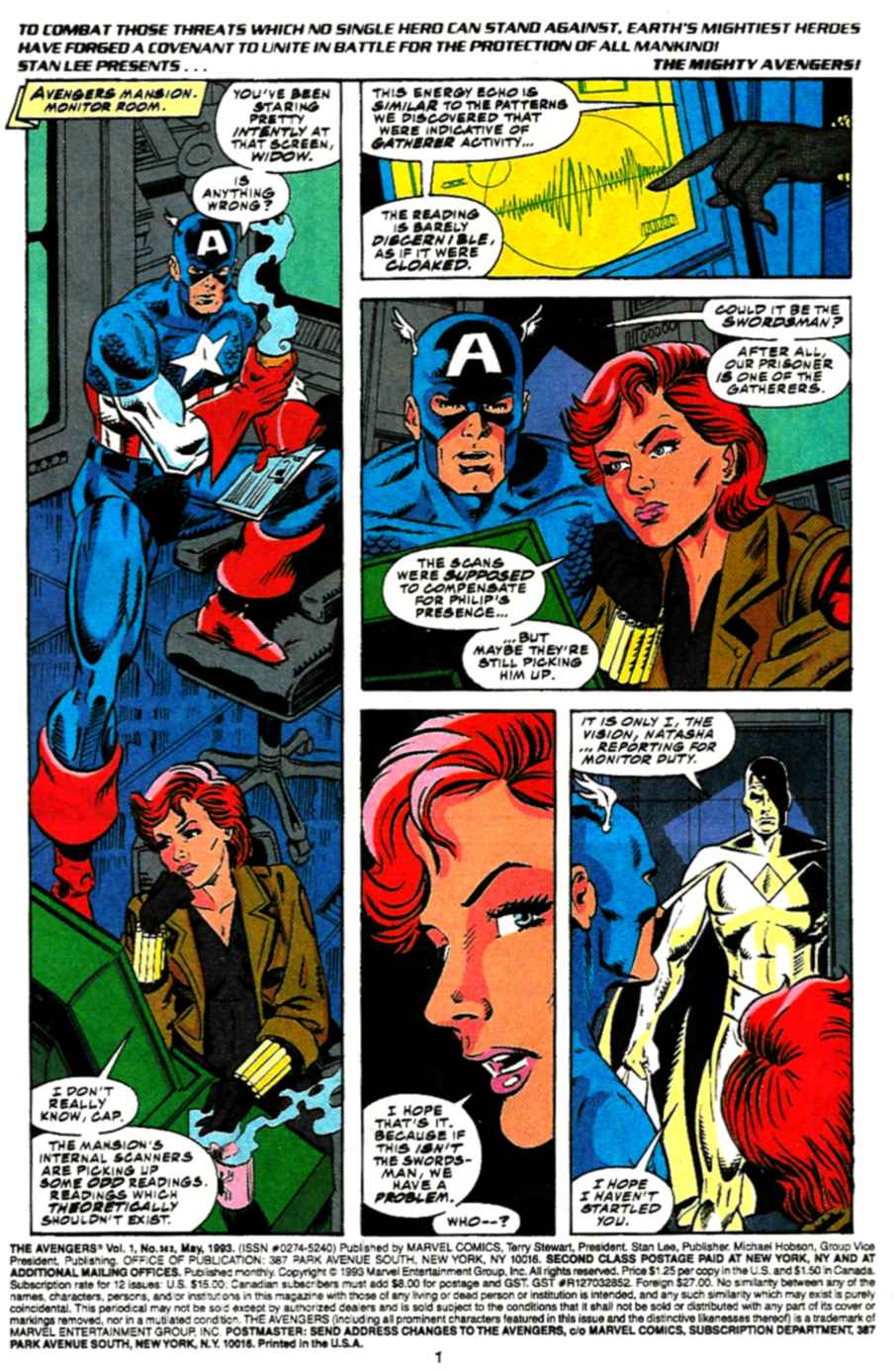 The Avengers (1963) Issue #362 - Page 2