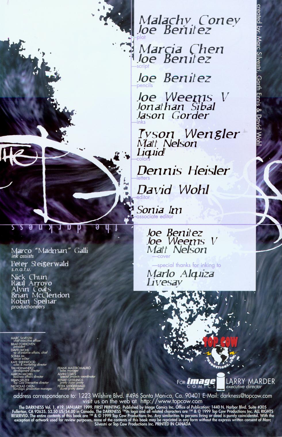 The Darkness (1996) Issue #19 - Page 2