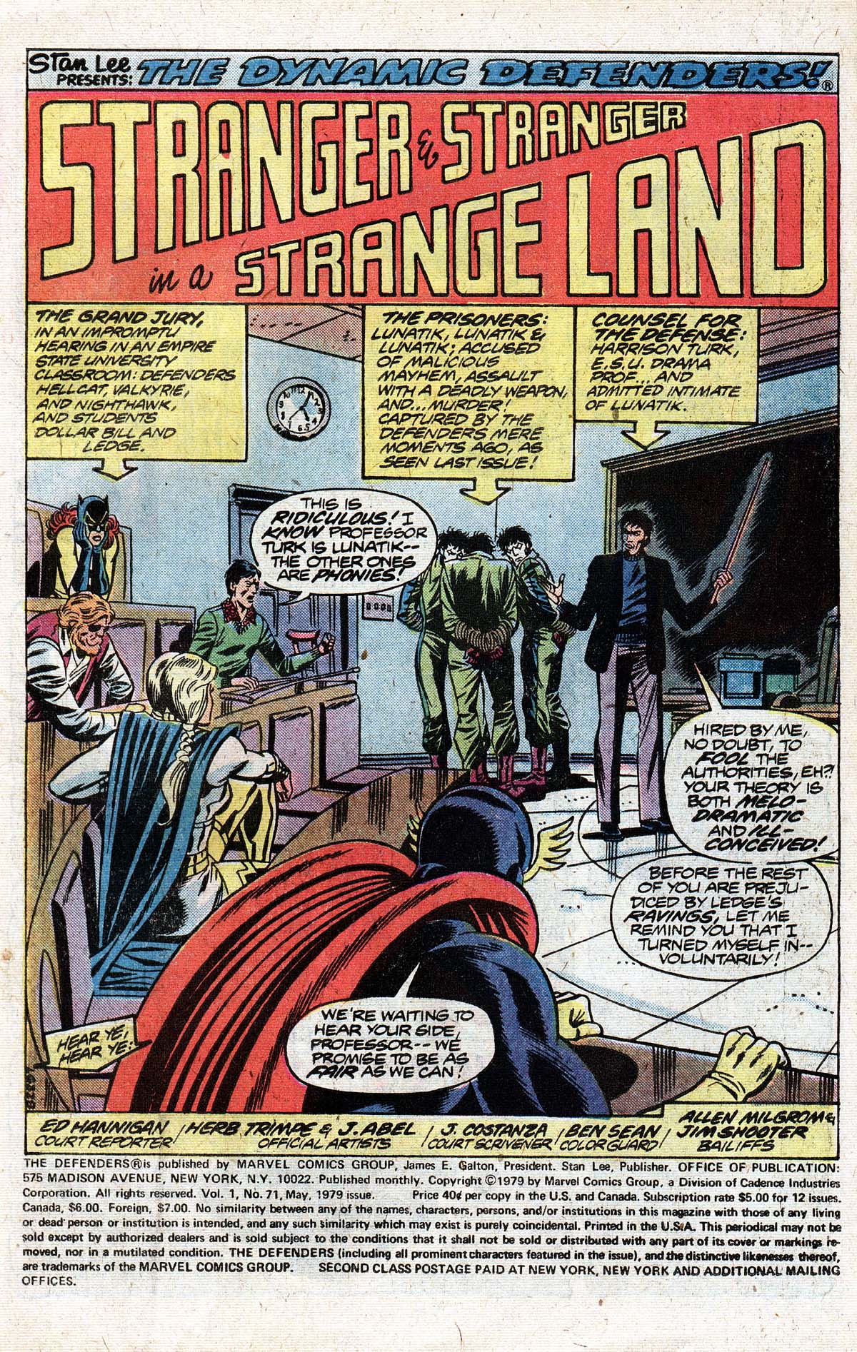 The Defenders (1972) Issue #71 - Page 2