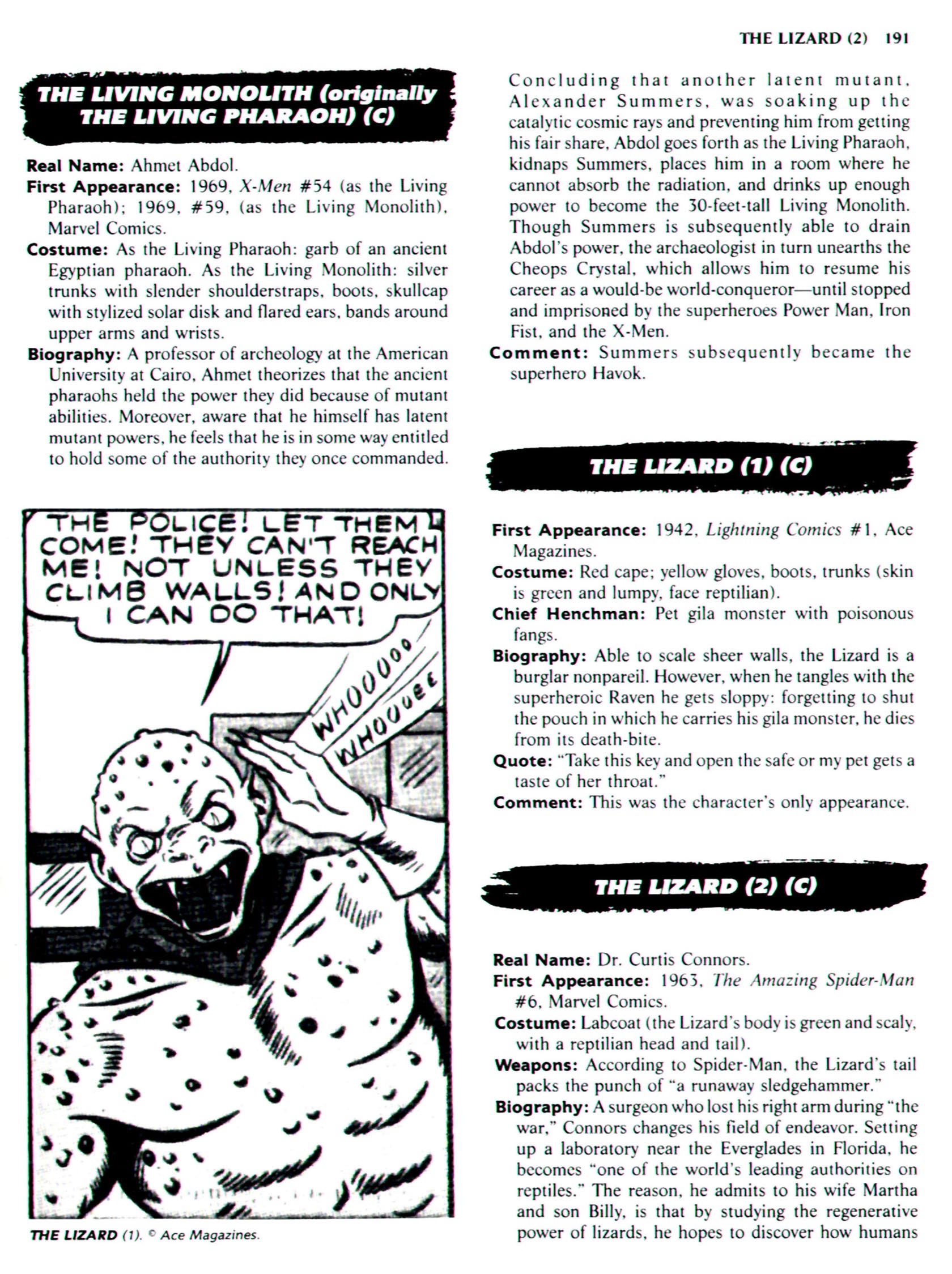 The Encyclopedia of Super Villains TPB-1 - Page 217