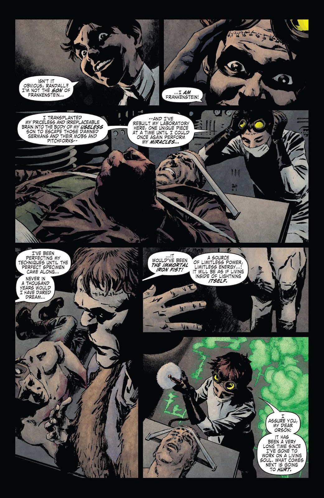 The Immortal Iron Fist: Orson Randall and The Green Mist of Death Full - Page 26