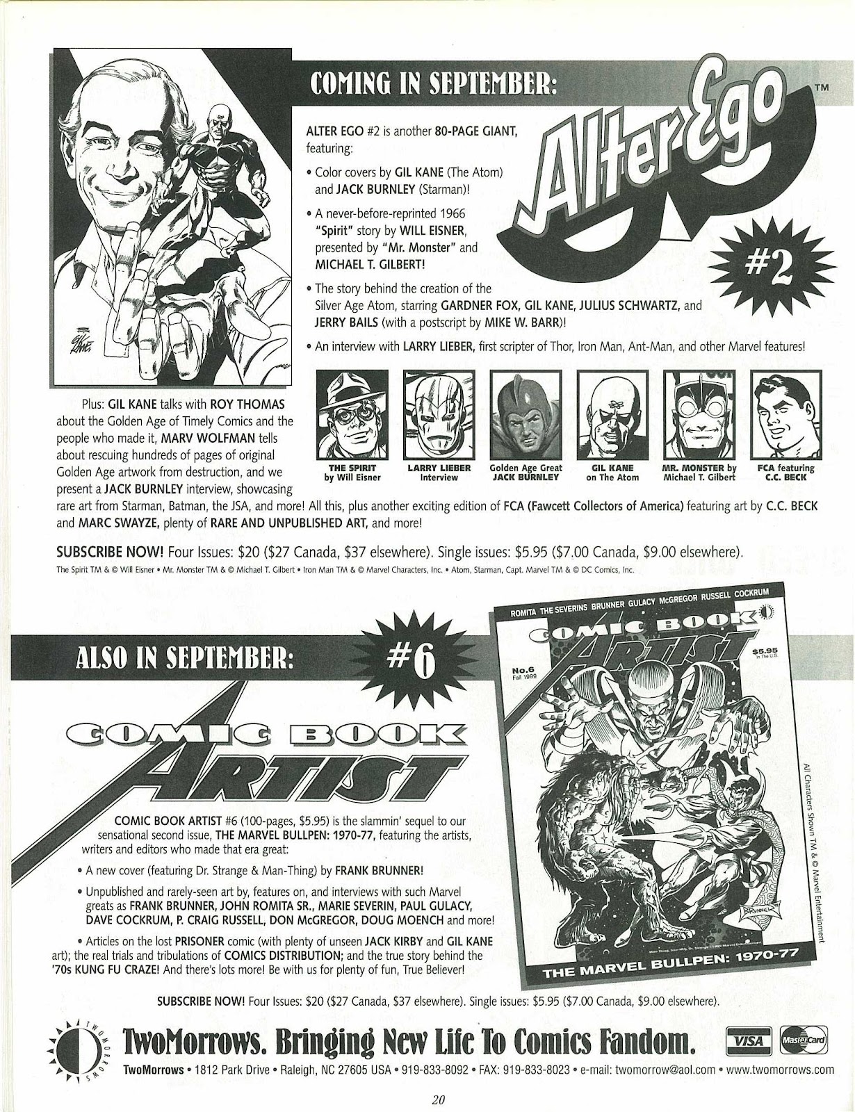 The Jack Kirby Collector Issue #25 - Page 20