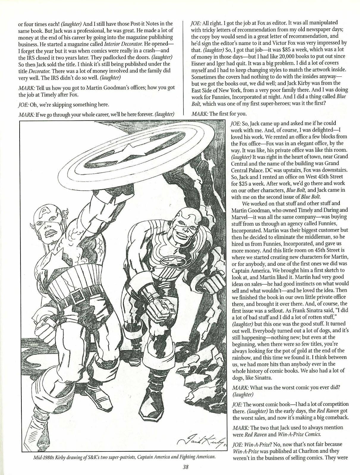 The Jack Kirby Collector Issue #25 - Page 38