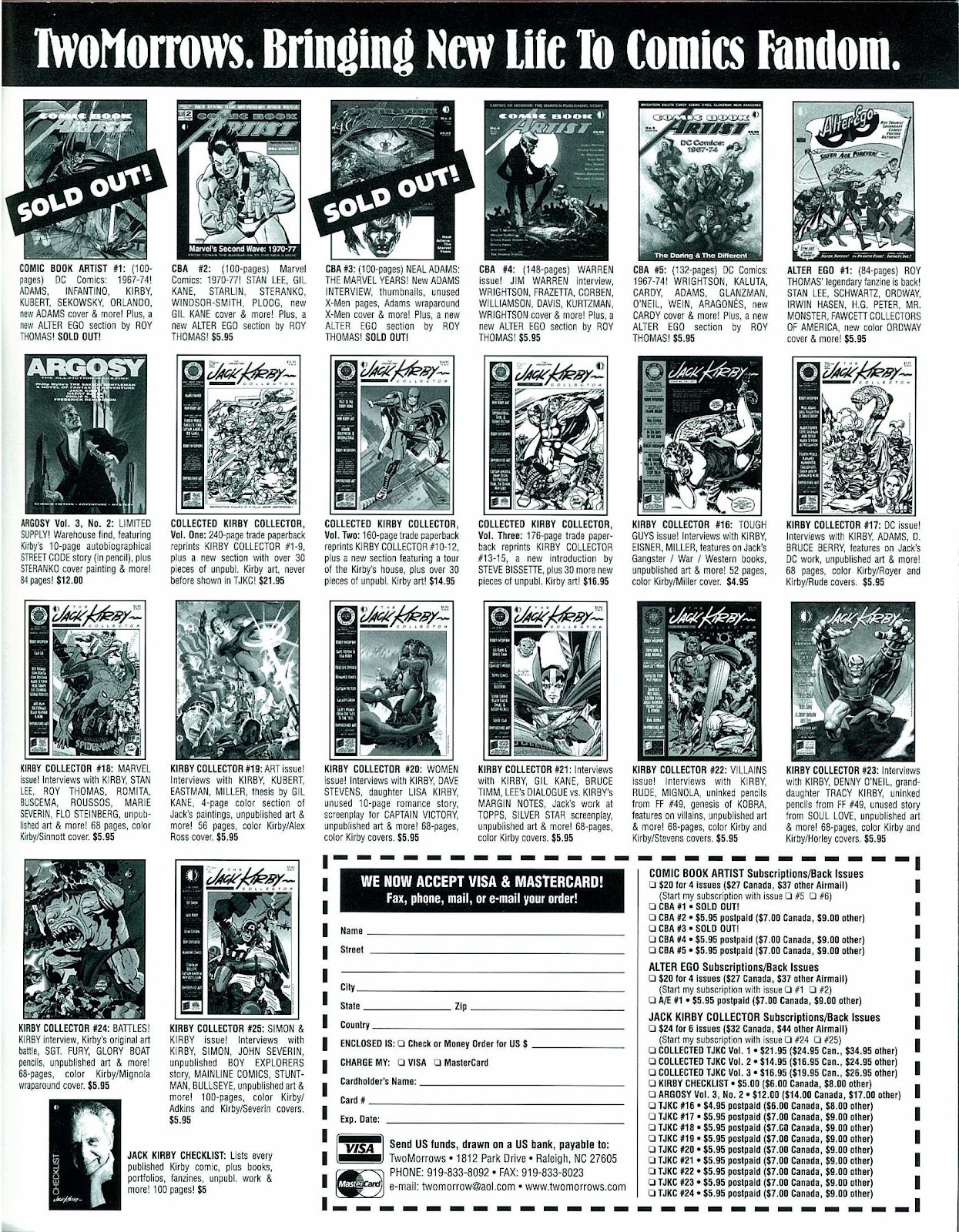 The Jack Kirby Collector Issue #25 - Page 98