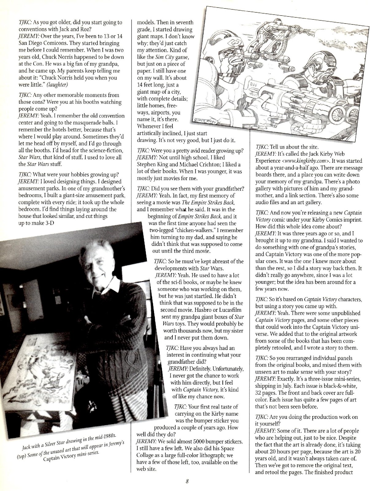 The Jack Kirby Collector Issue #28 - Page 10