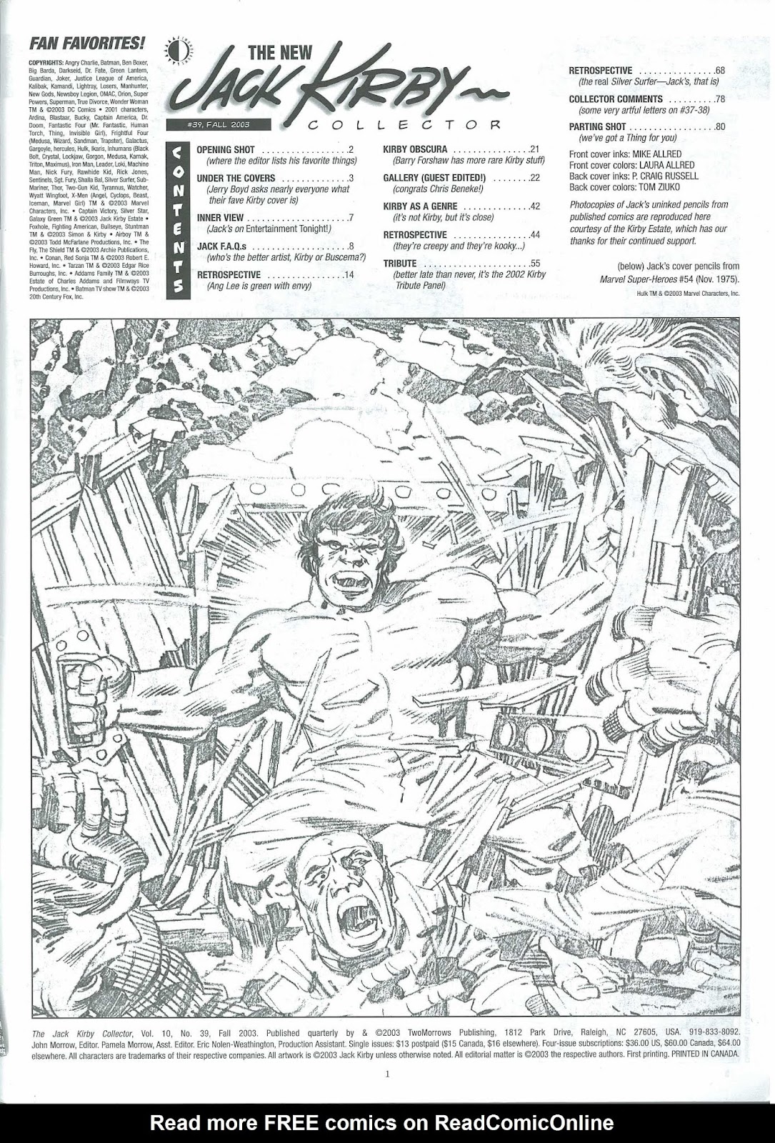 The Jack Kirby Collector Issue #39 - Page 3