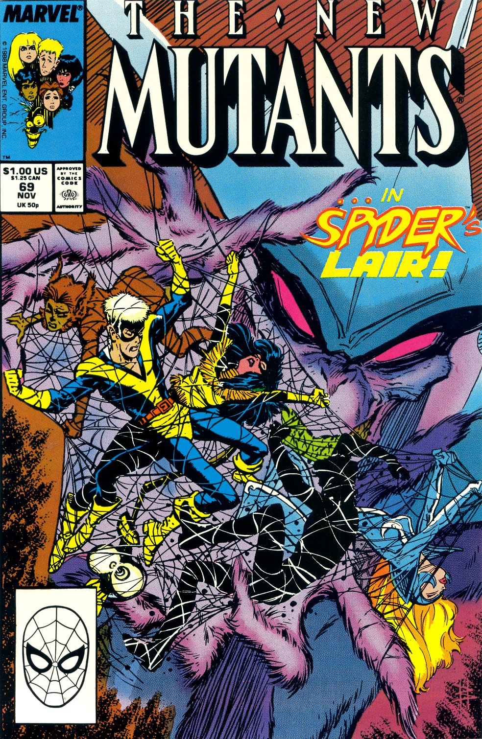 The New Mutants Issue #69 - Page 1