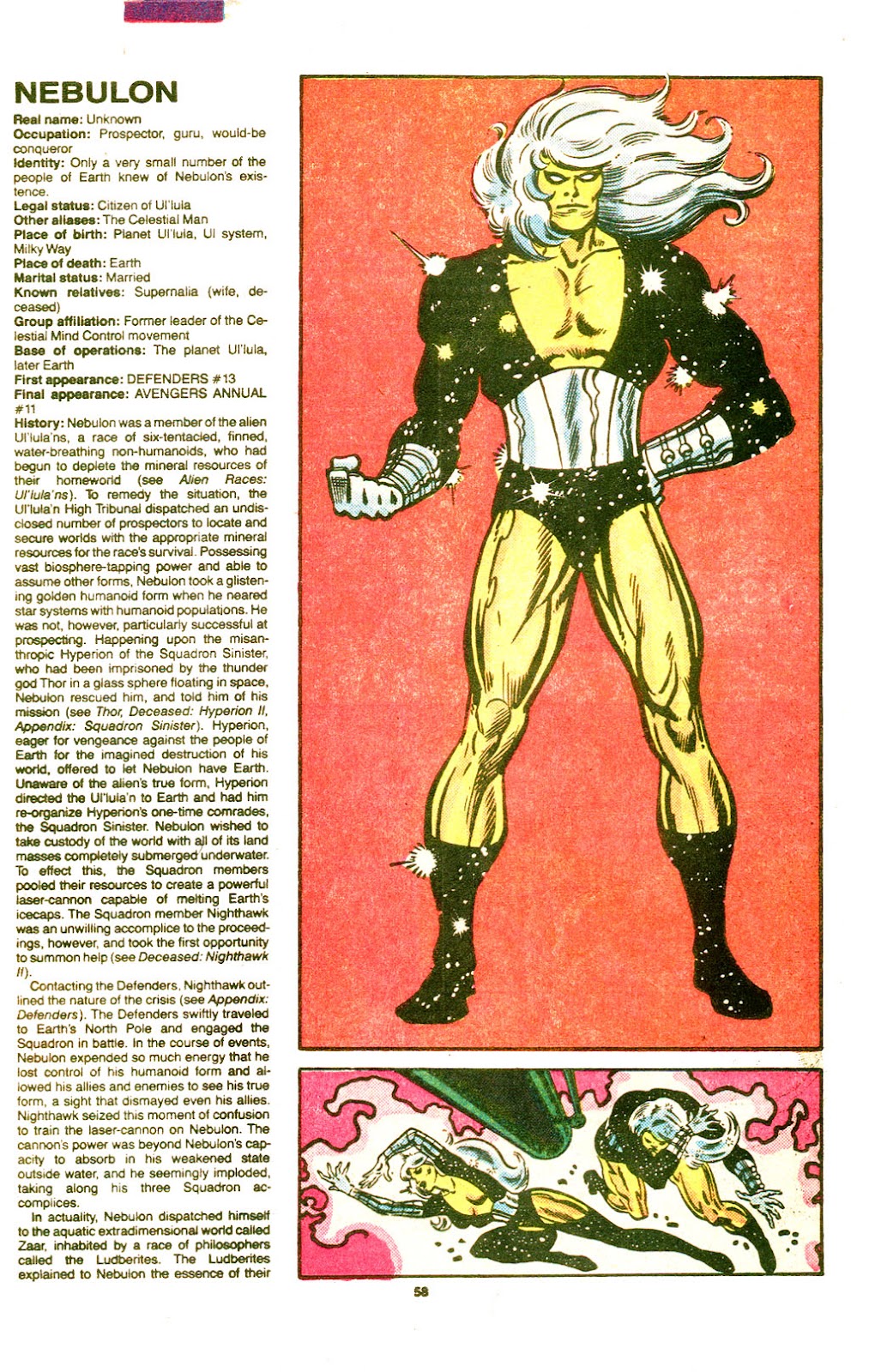 The Official Handbook of the Marvel Universe Deluxe Edition Issue #18 - Page 59
