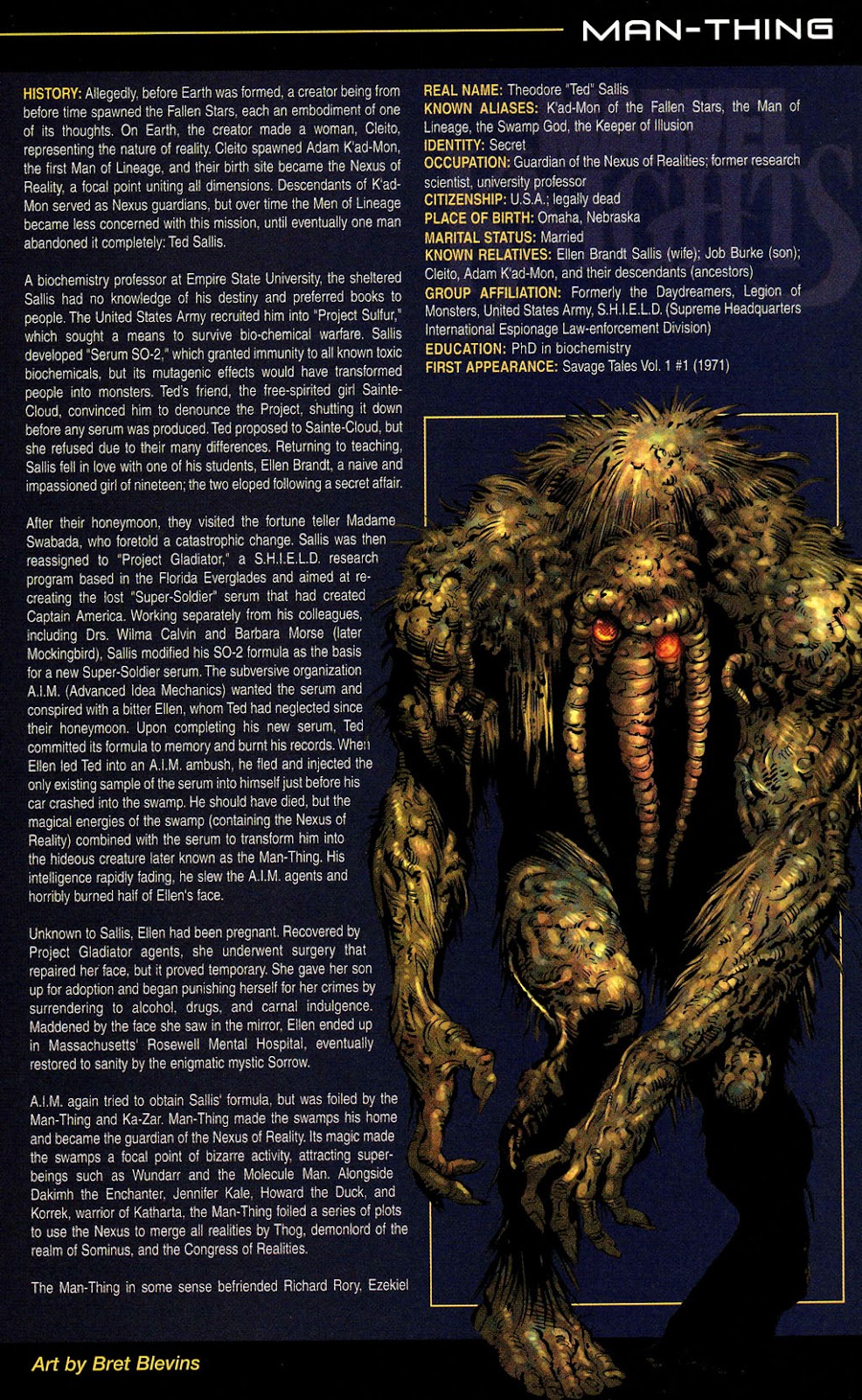 The Official Handbook of the Marvel Universe: Marvel Knights Full - Page 35
