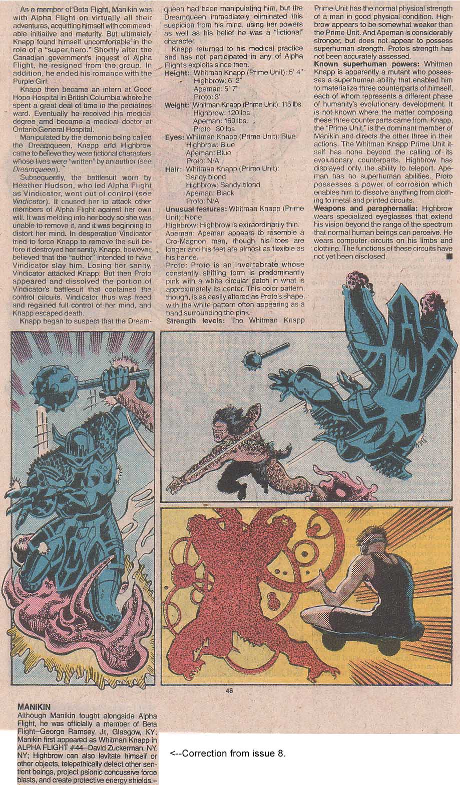The Official Handbook of the Marvel Universe: Update '89 Issue #8 - Page 11