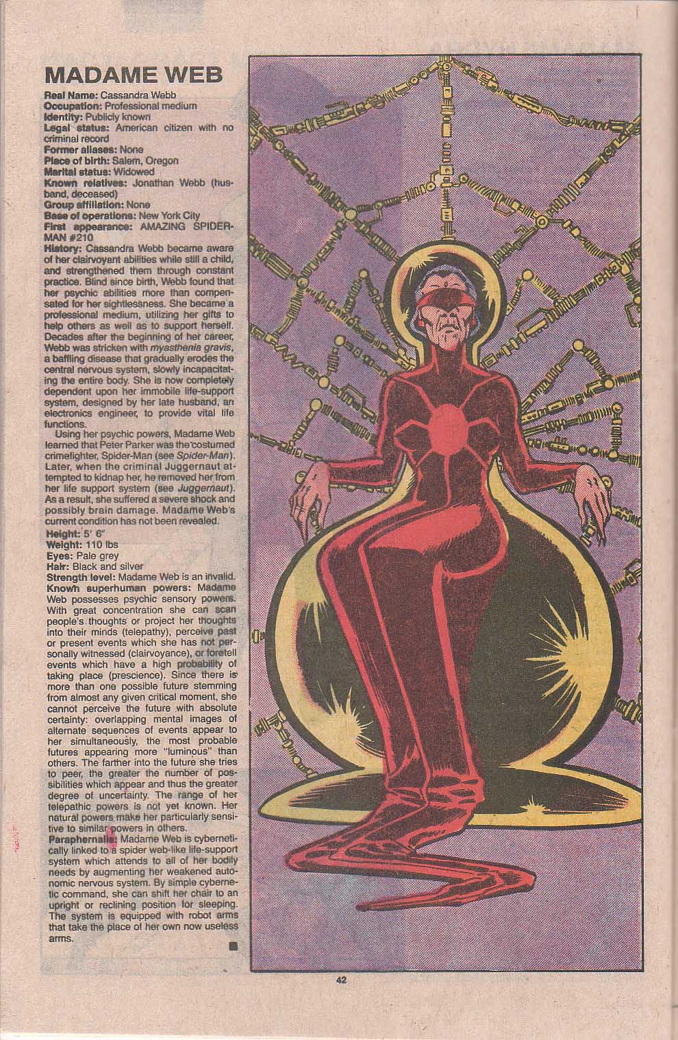 The Official Handbook of the Marvel Universe: Update '89 Issue #8 - Page 8