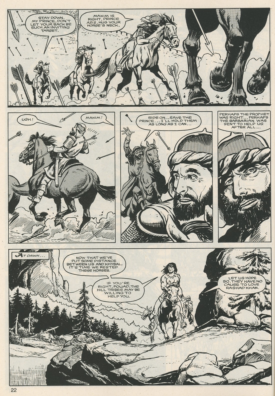 The Savage Sword Of Conan Issue #124 - Page 22