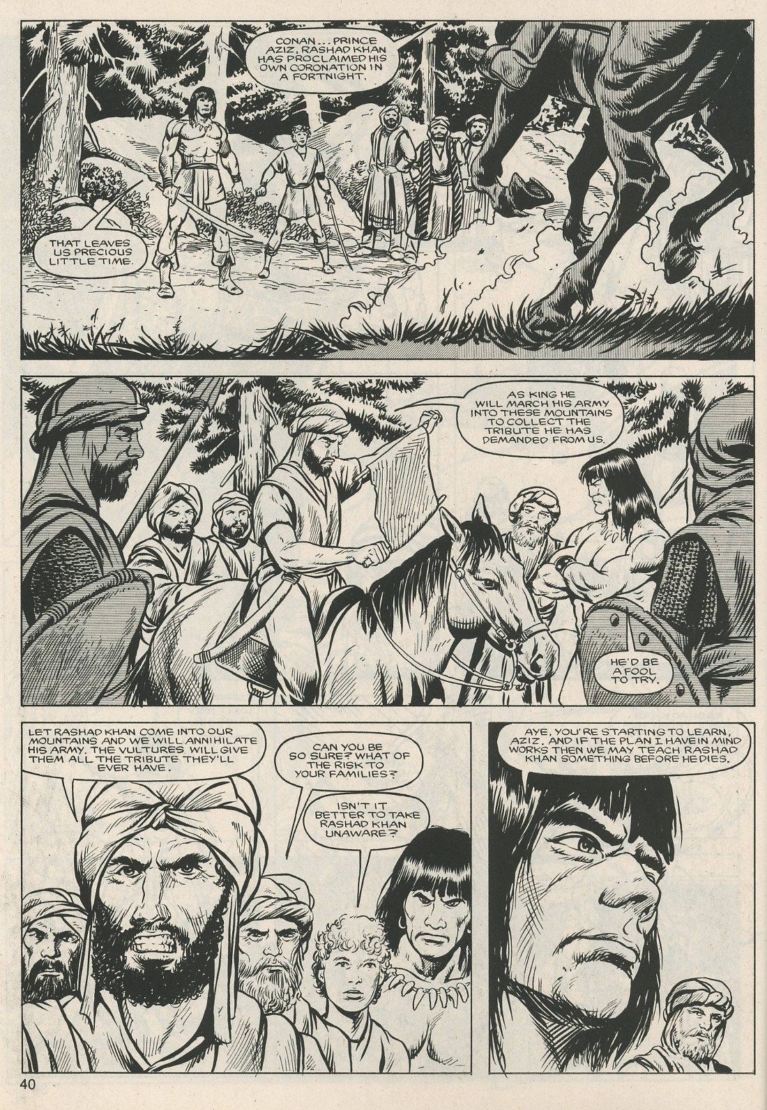 The Savage Sword Of Conan Issue #124 - Page 40