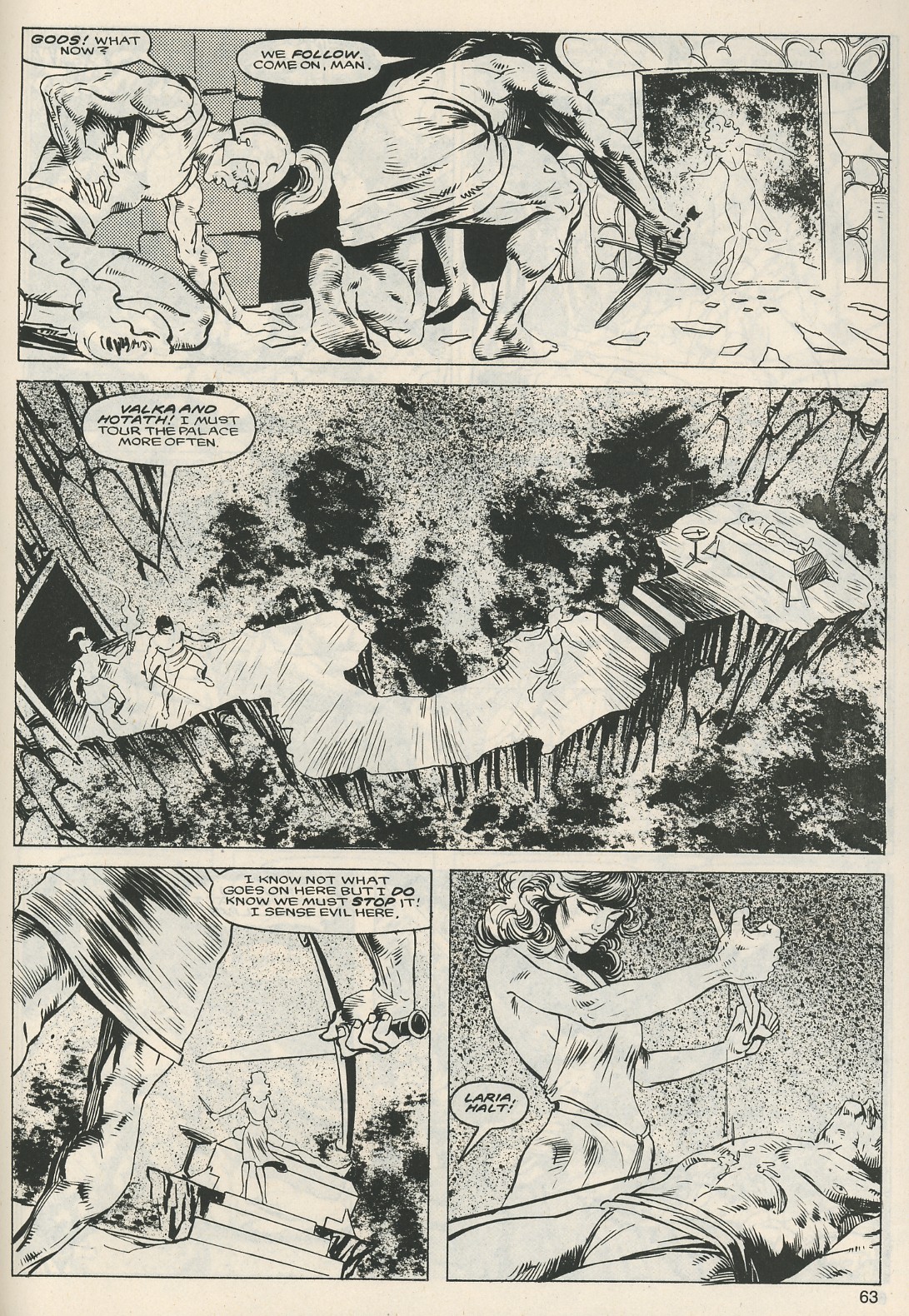 The Savage Sword Of Conan Issue #124 - Page 63