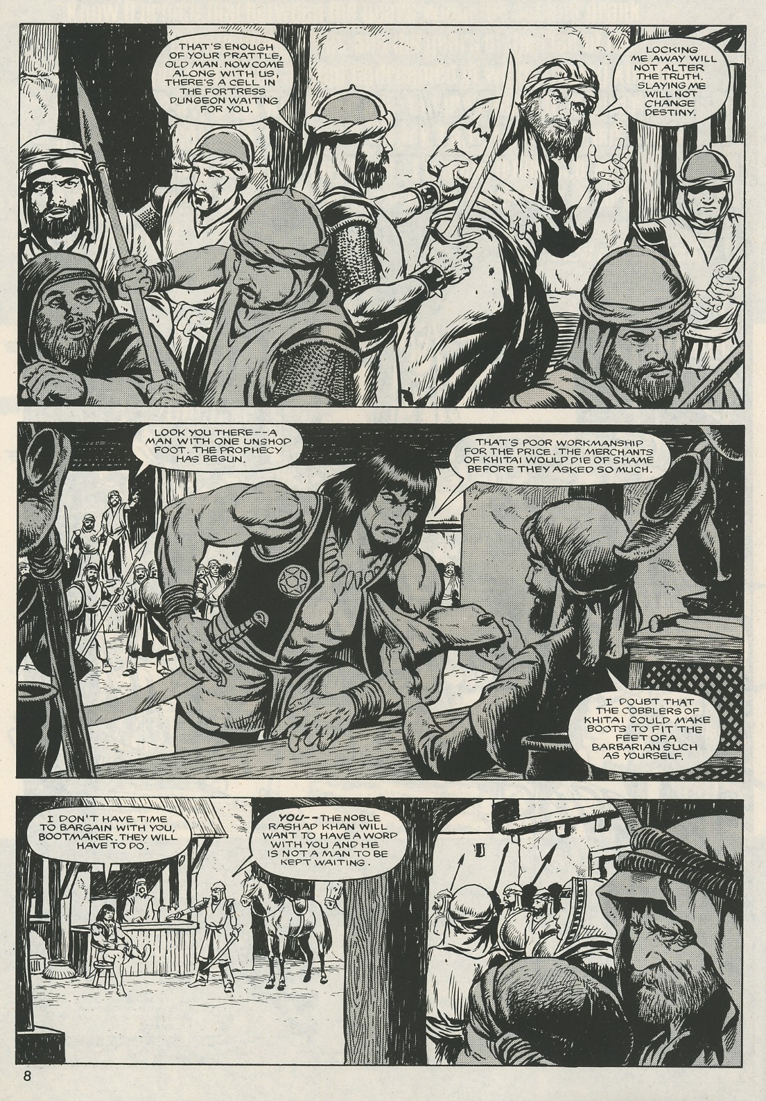 The Savage Sword Of Conan Issue #124 - Page 8