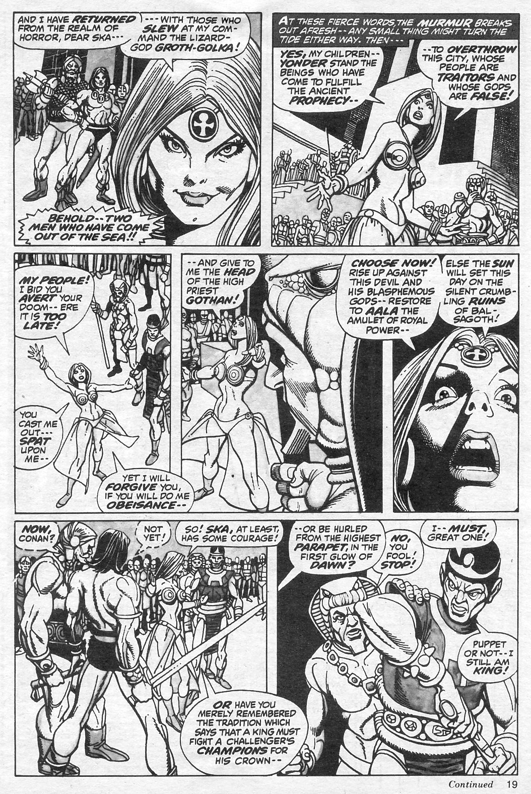 The Savage Sword Of Conan Issue #13 - Page 19