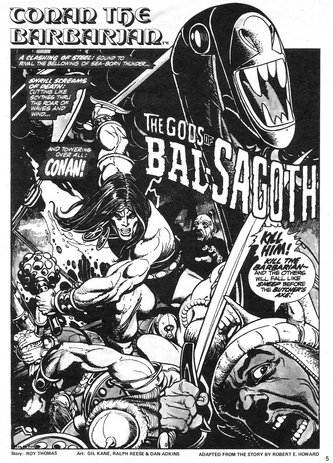 The Savage Sword Of Conan Issue #13 - Page 5