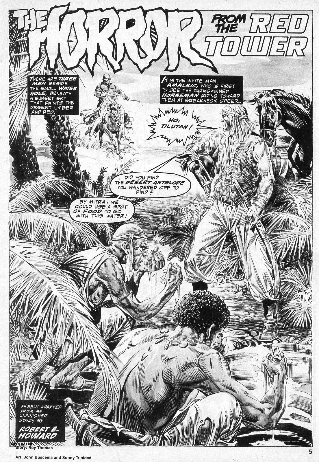 The Savage Sword Of Conan Issue #21 - Page 5