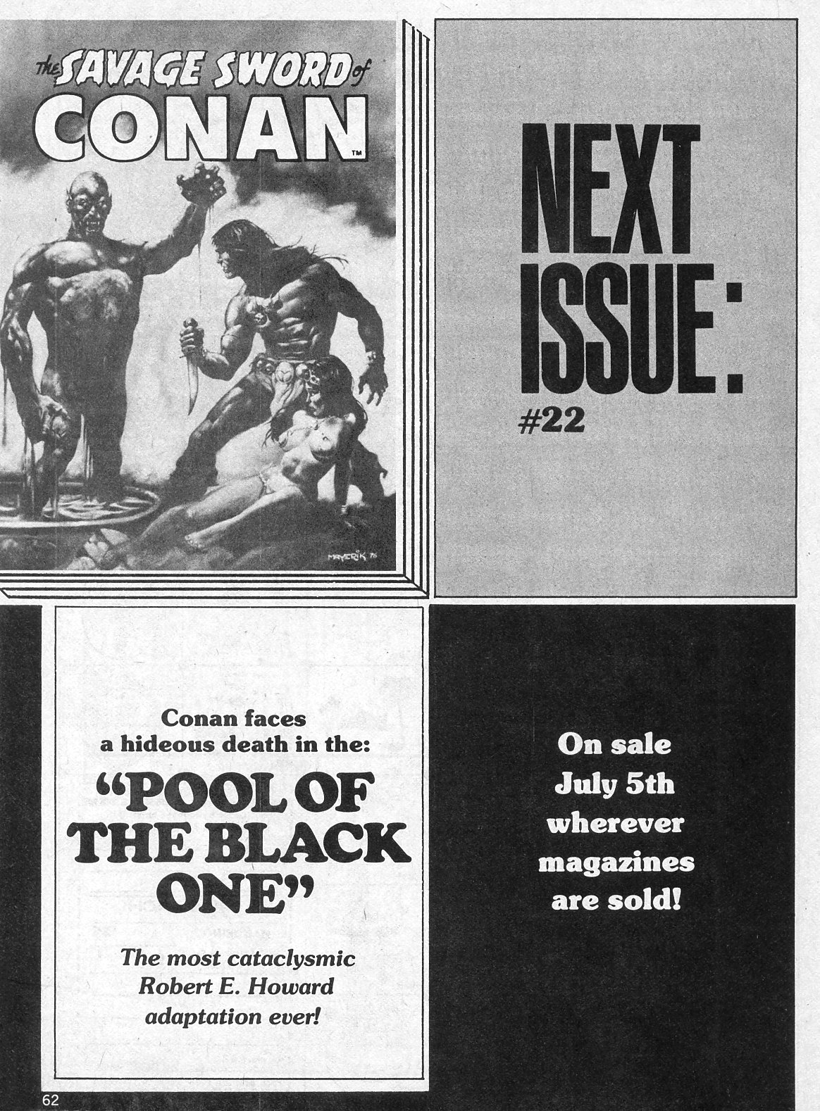 The Savage Sword Of Conan Issue #21 - Page 62