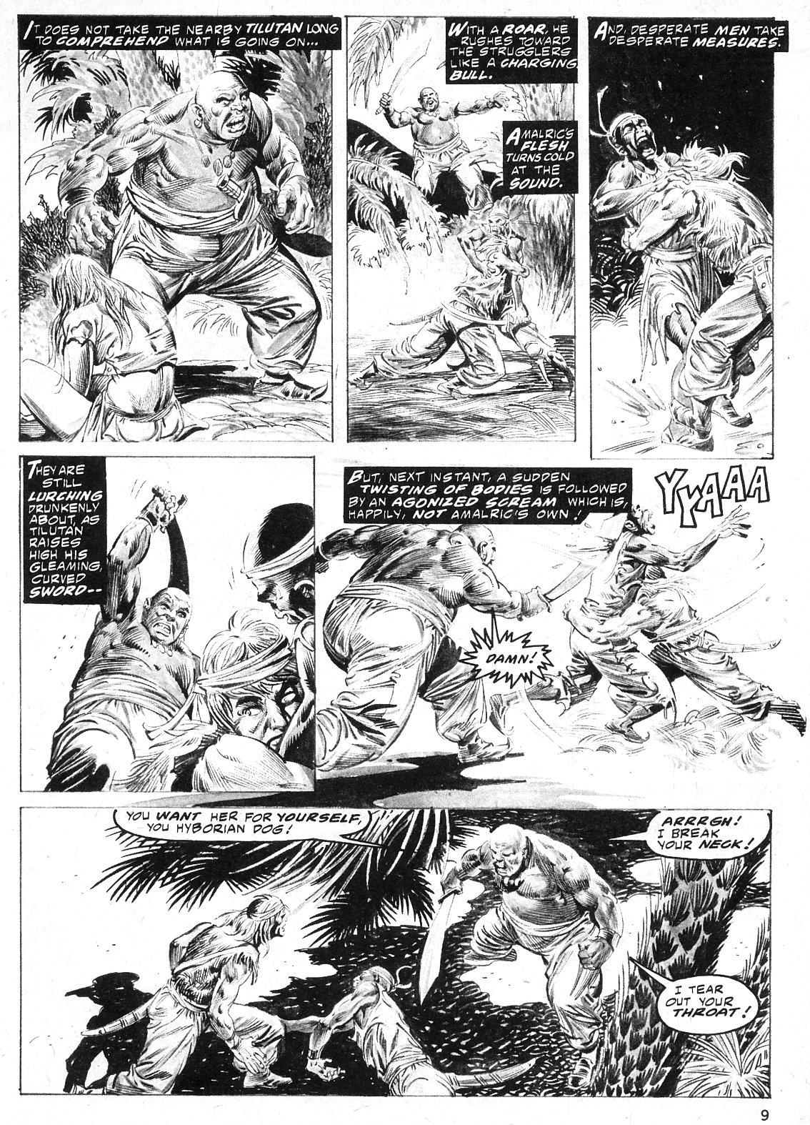 The Savage Sword Of Conan Issue #21 - Page 9