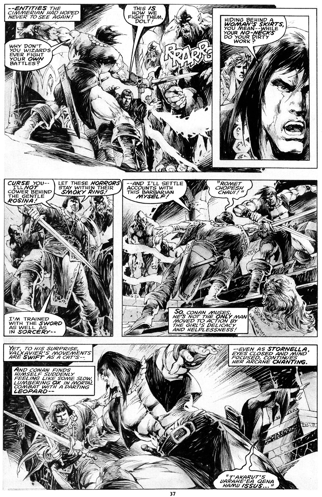 The Savage Sword Of Conan Issue #216 - Page 39