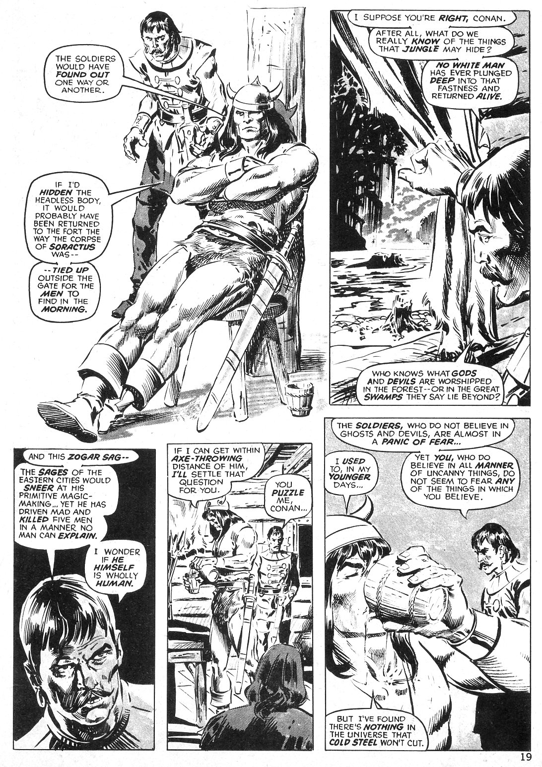 The Savage Sword Of Conan Issue #26 - Page 19