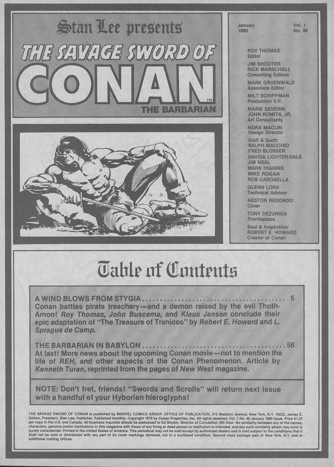 The Savage Sword Of Conan Issue #48 - Page 3