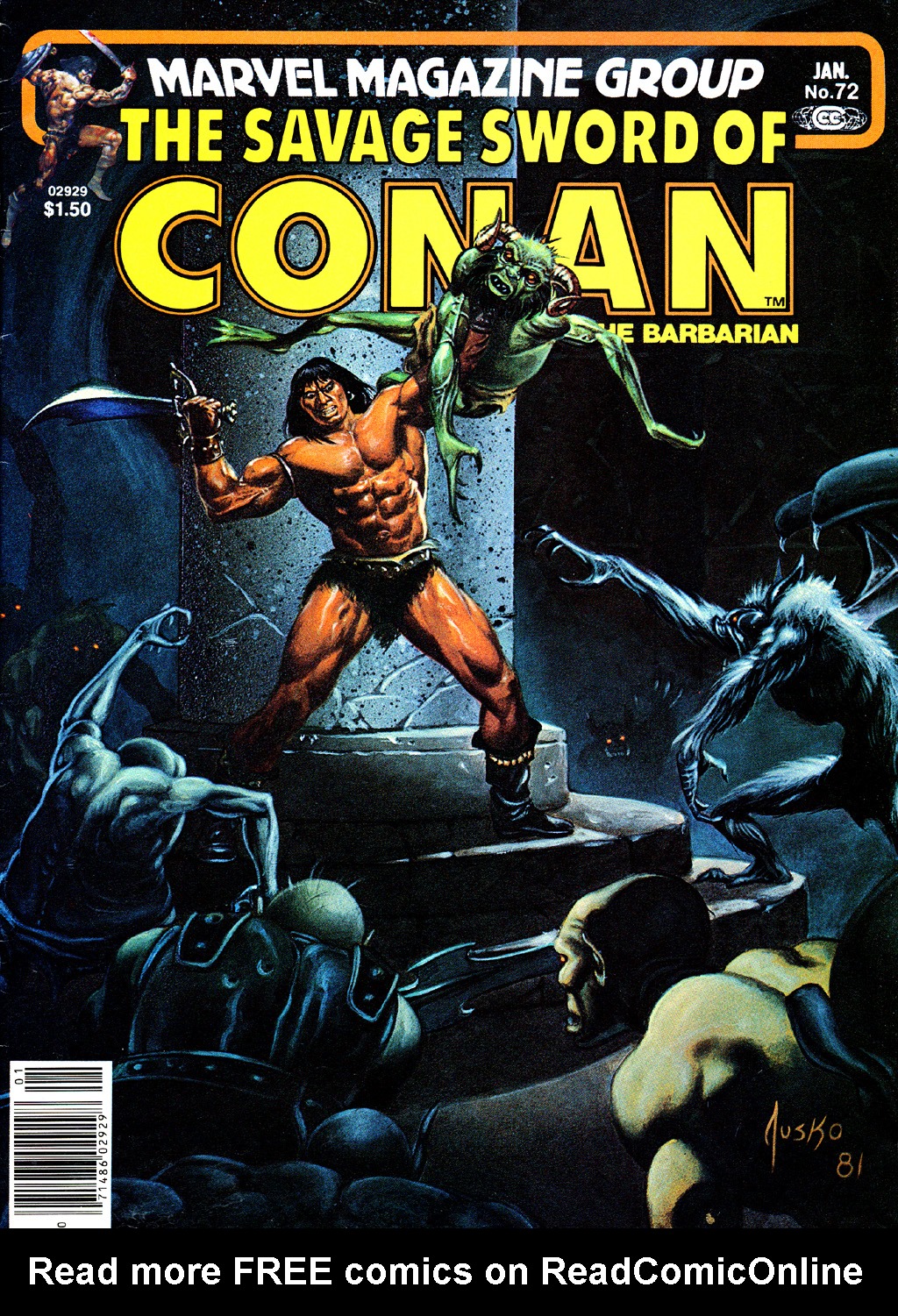 The Savage Sword Of Conan Issue #72 - Page 1