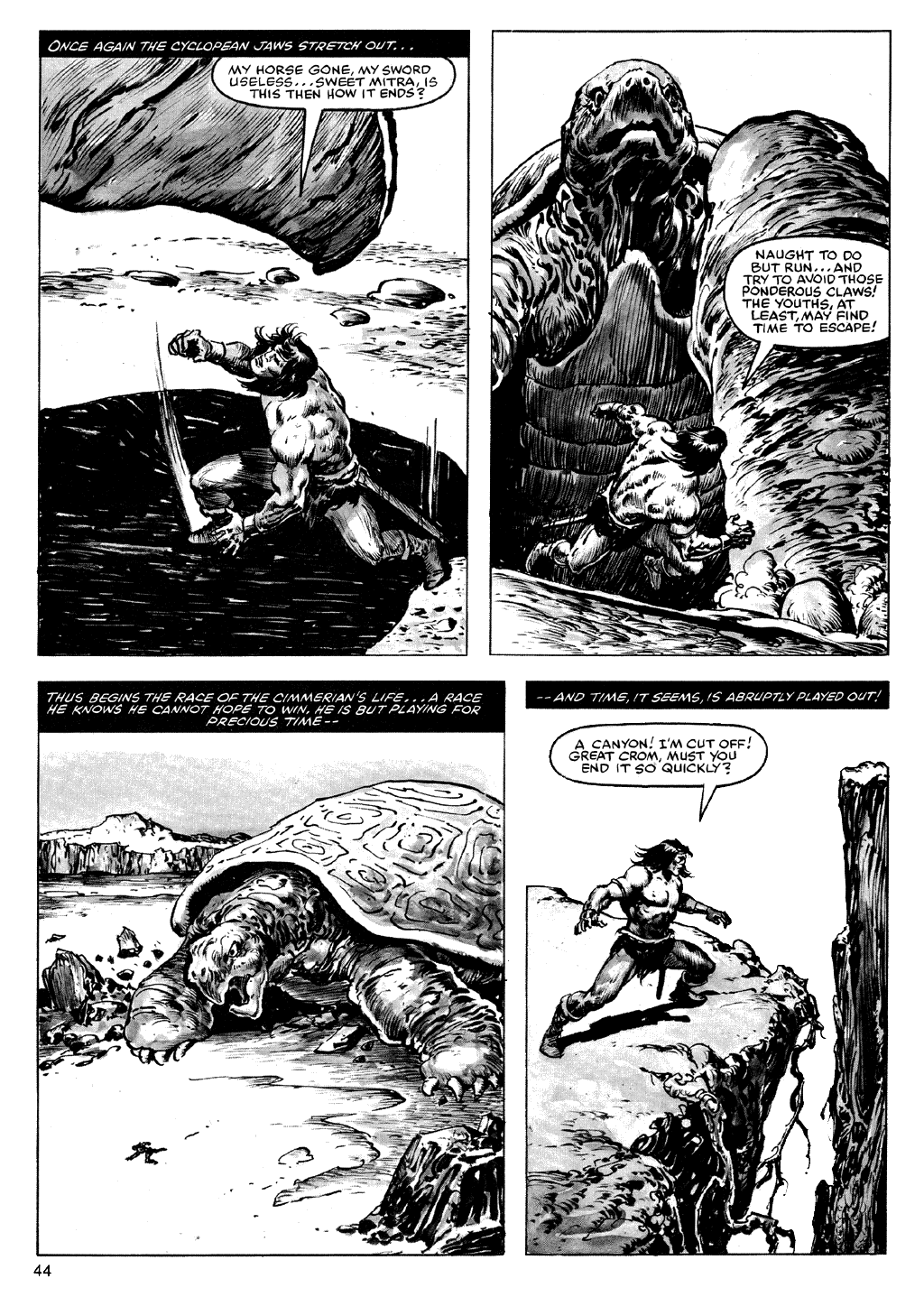 The Savage Sword Of Conan Issue #72 - Page 44