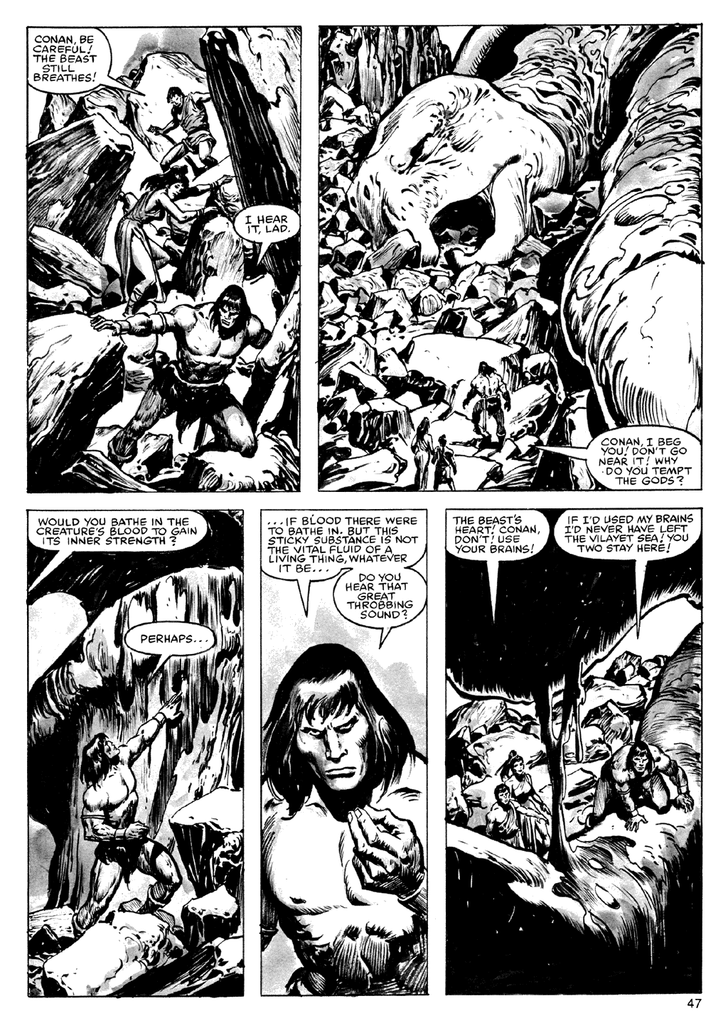 The Savage Sword Of Conan Issue #72 - Page 47