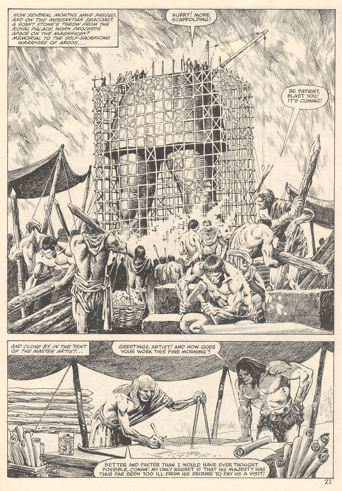 The Savage Sword Of Conan Issue #80 - Page 21