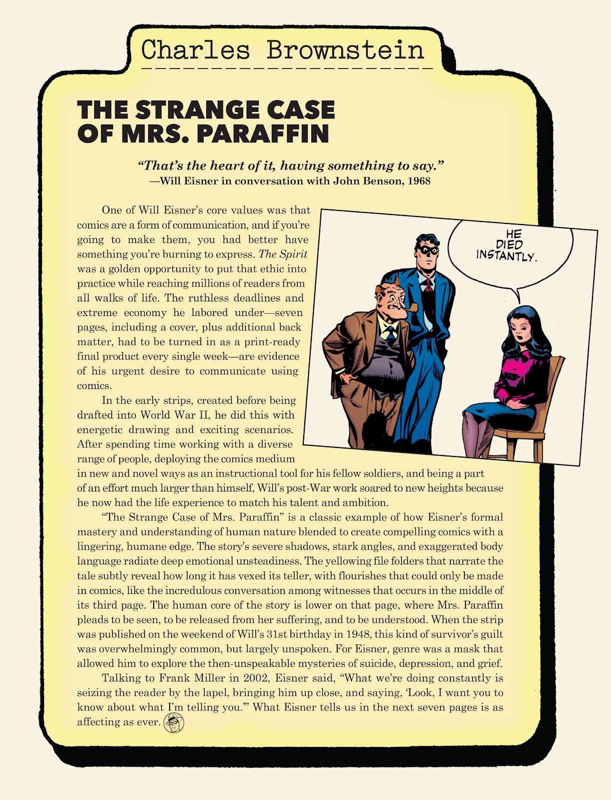 The Spirit: An 80th Anniversary Celebration TPB - Page 37