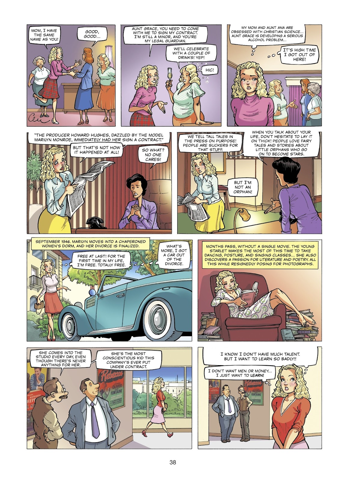 The Stars of History: Marilyn Monroe TPB - Page 38