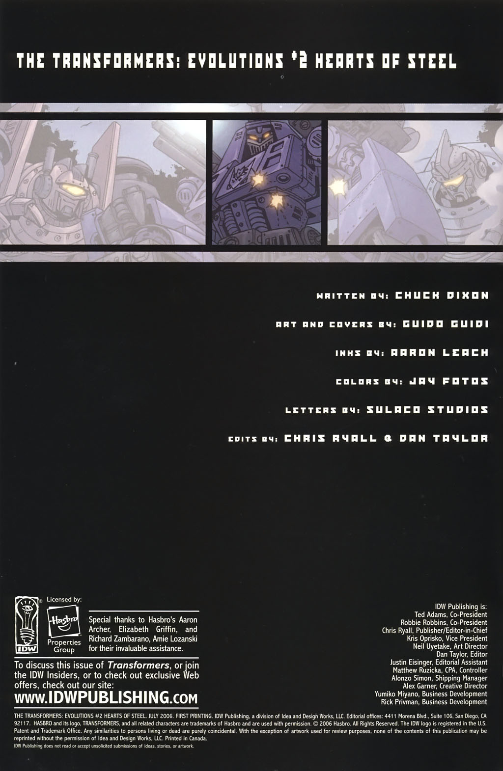 The Transformers: Evolutions Issue #2 - Page 3