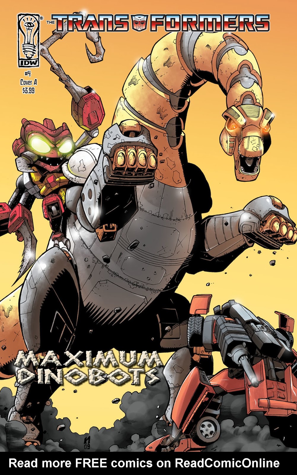 The Transformers: Maximum Dinobots Issue #4 - Page 1