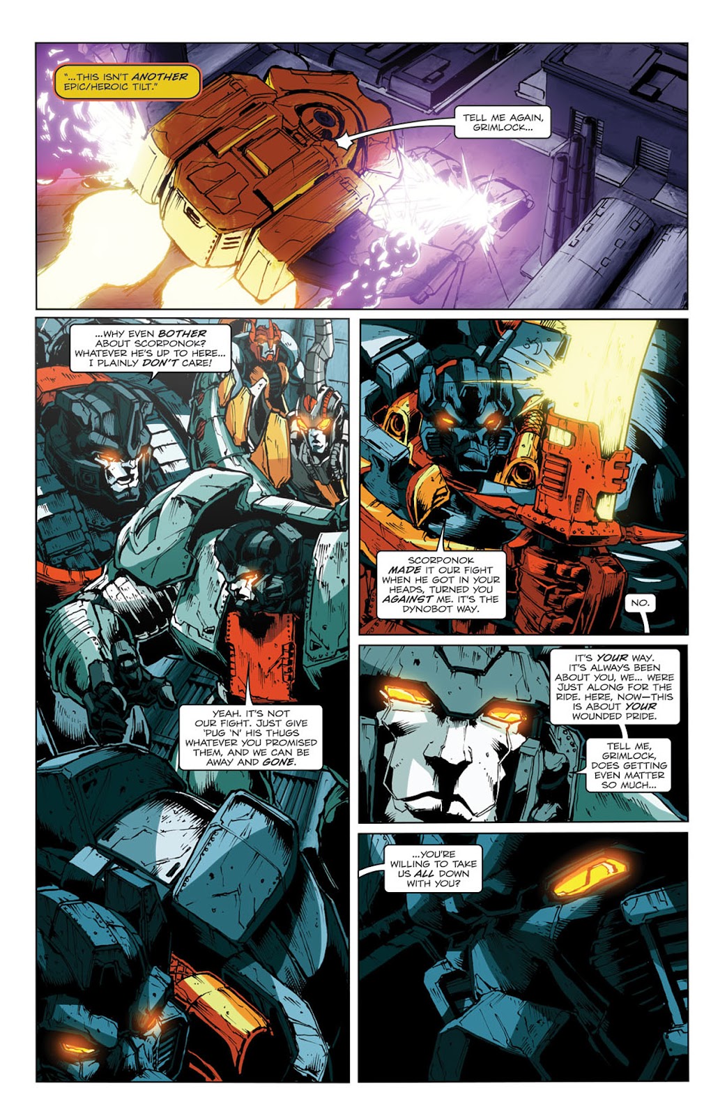 The Transformers: Maximum Dinobots Issue #4 - Page 17