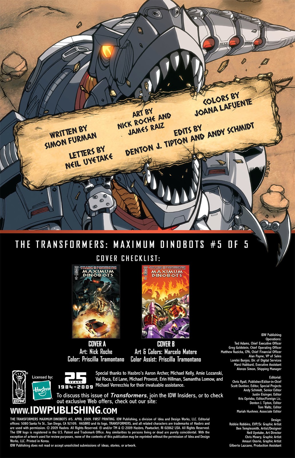 The Transformers: Maximum Dinobots Issue #5 - Page 3