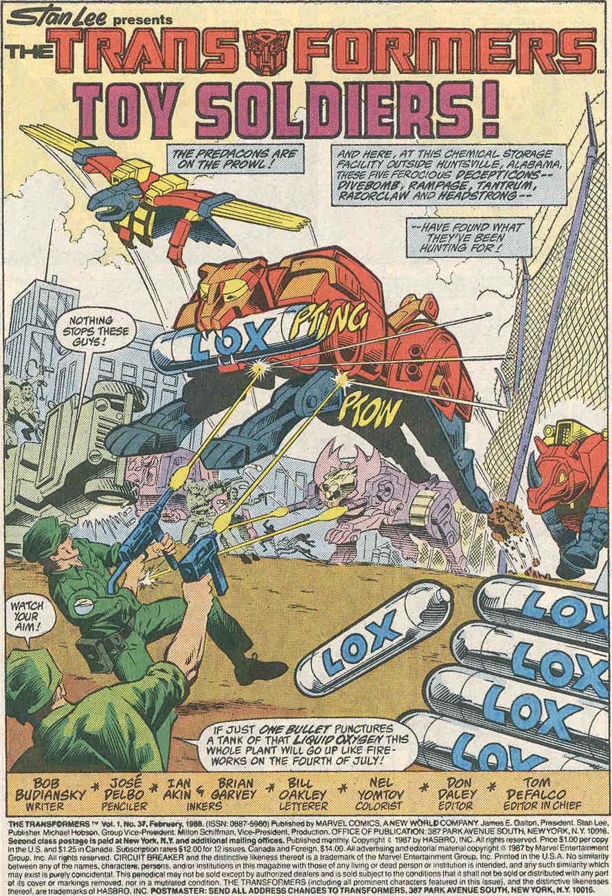 The Transformers (UK) Issue #154 - Page 2