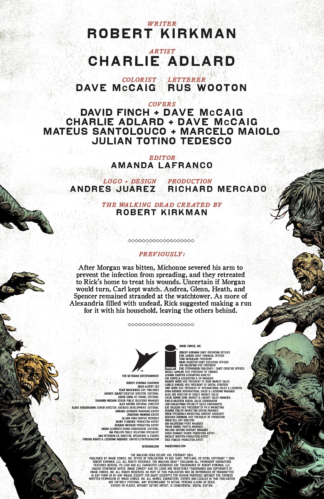The Walking Dead Deluxe Issue #83 - Page 2